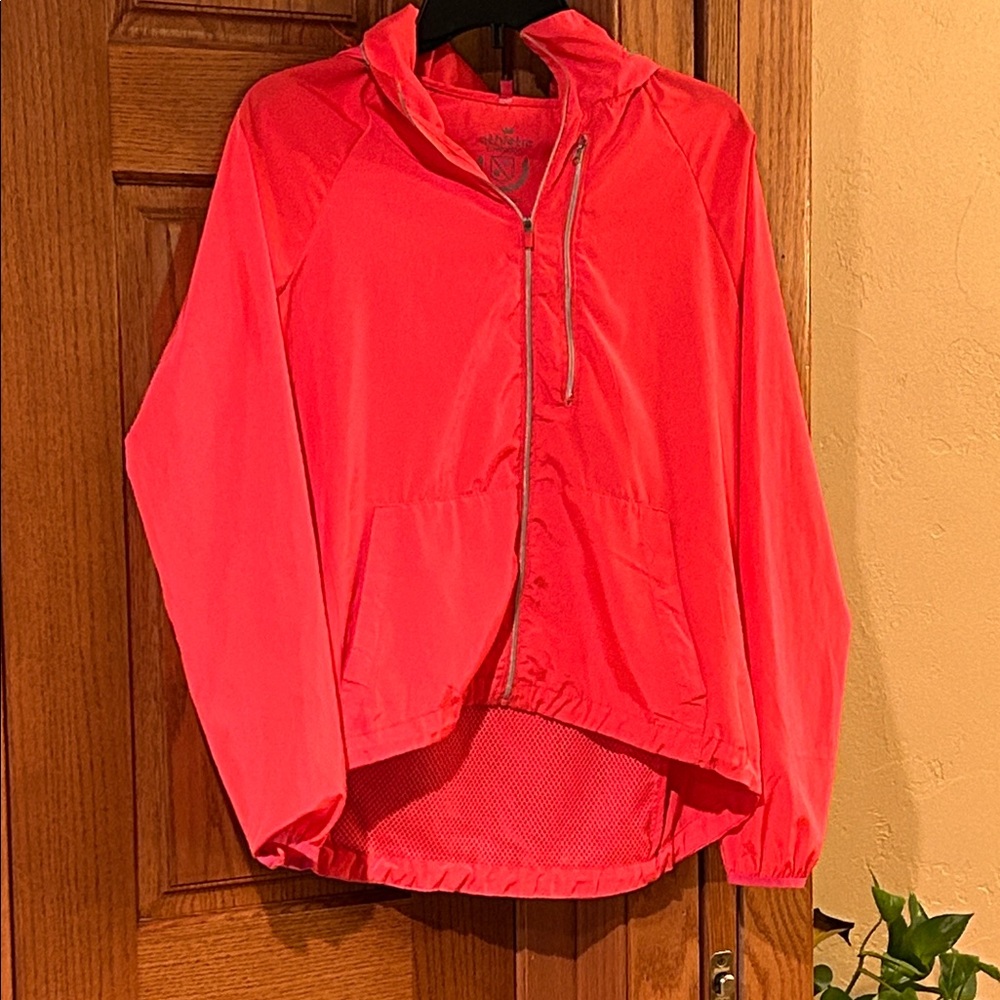 Athletic Collection by 26 International Bright Pink Hooded Running Jacket